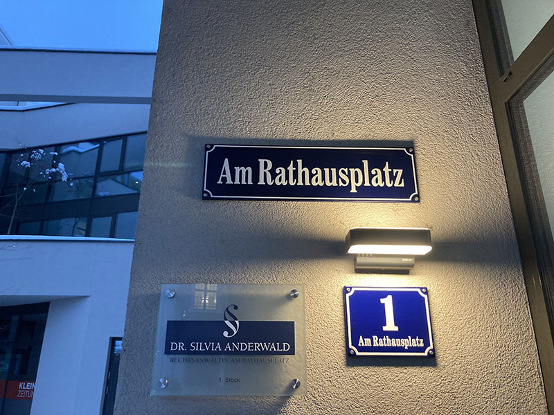 Die Rechtsanwaltskanzlei Silvia Anderwald am Rathausplatz Spittal